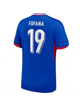 Frankreich Youssouf Fofana #19 Heimtrikot EM 2024 Kurzarm